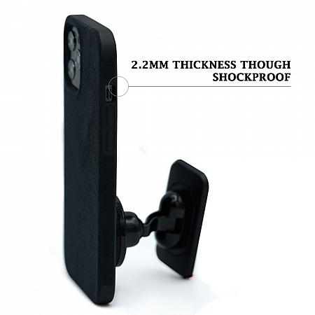 iPhone 12 Mini alcantara silicona estuches de ajuste perfecto delgado barato ligero eco piel de ante